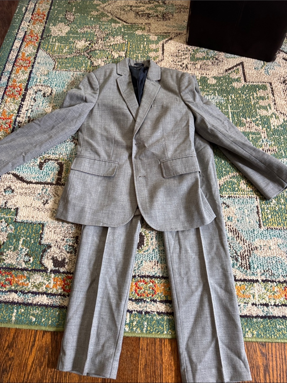 Crewcuts Gray Two-Piece Suit Blazer & Pants